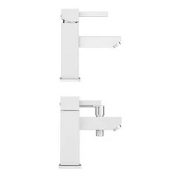 Prime Modern Basin and Bath Shower Mixer Taps Pack - Chrome 10 Prime Modern Basin and Bath Shower Mixer Taps Pack - Chrome -Basin Taps Shop PRI001 PRI007 n d4 460