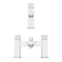 Prime Modern Basin and Bath Shower Mixer Taps Pack - Chrome 11 Prime Modern Basin and Bath Shower Mixer Taps Pack - Chrome -Basin Taps Shop PRI001 PRI007 n d5 460