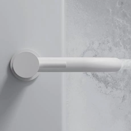 Crosswater MPRO Monobloc Basin Mixer - Matt White - PRO110DNW+ 4 Crosswater MPRO Monobloc Basin Mixer - Matt White - PRO110DNW+ - Image 4