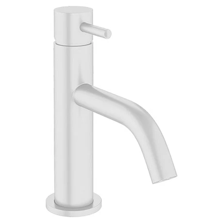 Crosswater MPRO Monobloc Basin Mixer - Matt White - PRO110DNW+ 1 Crosswater MPRO Monobloc Basin Mixer - Matt White - PRO110DNW+