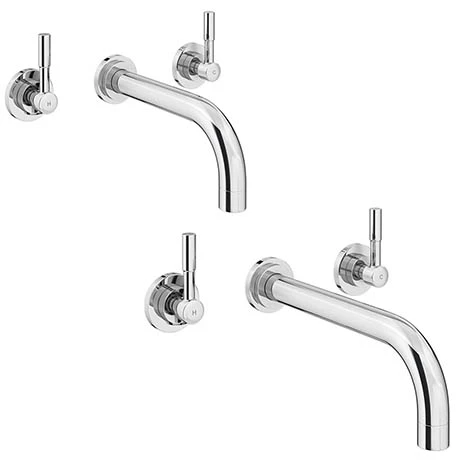 Primo Wall Mounted Tap Package (Bath + Basin Tap) 1 Primo Wall Mounted Tap Package (Bath + Basin Tap)