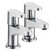 Bristan Quest Contemporary Basin Taps - Chrome - QST-1/2-C