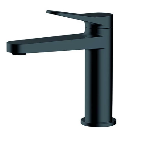 RAK Petit Round Standard Basin Mixer Matt Black - RAKPER3001B 1 RAK Petit Round Standard Basin Mixer Matt Black - RAKPER3001B