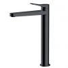 RAK - Petit Round Tall Basin Mixer Tap Matt Black - RAKPER3003B