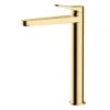 RAK Petit Round Tall Basin Mixer Tap Brushed Gold - RAKPER3003G