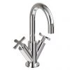 Burlington Riviera Art Deco Chrome Mono Basin Mixer