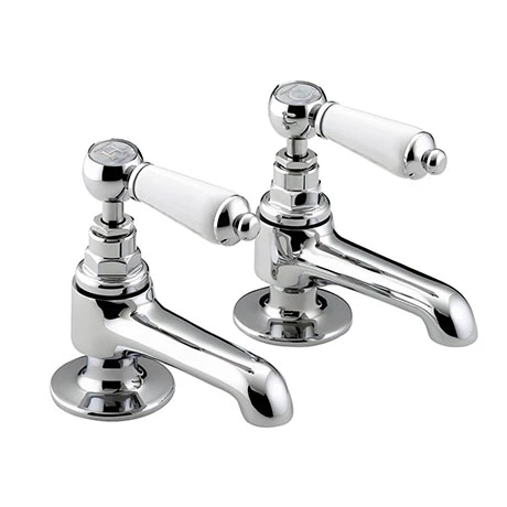 Bristan Renaissance Traditional Basin Taps - Chrome Plated - RS2-1/2-C 1 Bristan Renaissance Traditional Basin Taps - Chrome Plated - RS2-1/2-C