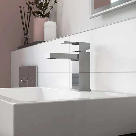 Nuie Sanford Chrome Mono Basin Mixer with Push Button Waste - SAN305 2 Nuie Sanford Chrome Mono Basin Mixer with Push Button Waste - SAN305 - Image 2