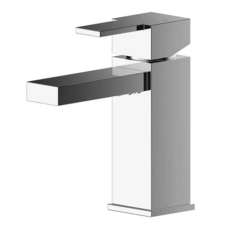Nuie Sanford Chrome Mini Mono Basin Mixer with Push Button Waste - SAN315 1 Nuie Sanford Chrome Mini Mono Basin Mixer with Push Button Waste - SAN315