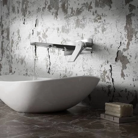 Hudson Reed Soar Wall Mounted Single Lever Basin Mixer - SOA328 3 Hudson Reed Soar Wall Mounted Single Lever Basin Mixer - SOA328 - Image 3