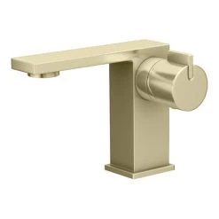 Toreno Casa Mono Basin Mixer Tap Brushed Brass