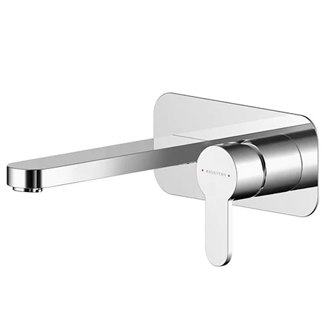 Asquiths Sanctity Wall Mounted Basin Mixer (2TH) With Backplate - TAA5113 1 Asquiths Sanctity Wall Mounted Basin Mixer (2TH) With Backplate - TAA5113
