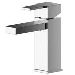 Asquiths Revival Mini Mono Basin Mixer With Push-Button Waste - TAC5106