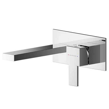 Asquiths Revival Wall Mounted Basin Mixer (2TH) With Backplate - TAC5113 1 Asquiths Revival Wall Mounted Basin Mixer (2TH) With Backplate - TAC5113