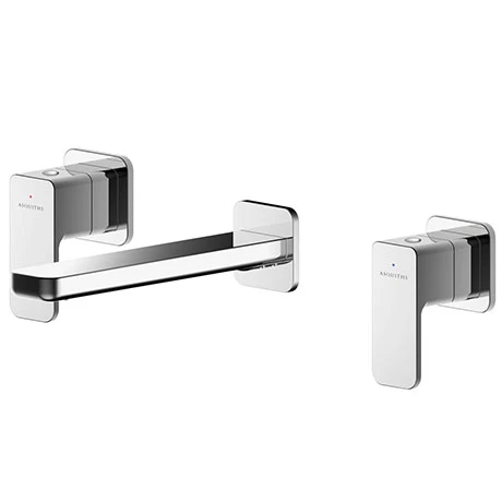 Asquiths Tranquil Wall Mounted Basin Mixer (3TH) Without Backplate - TAD5114 1 Asquiths Tranquil Wall Mounted Basin Mixer (3TH) Without Backplate - TAD5114