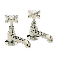 Heritage - Dawlish Basin Pillar Taps - Vintage Gold - TDCG00