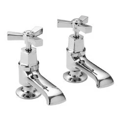 Heritage - Gracechurch Basin Pillar Taps - TGRDC00