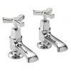 Heritage Gracechurch Mother of Pearl Basin Pillar Taps - TGRDMOP00