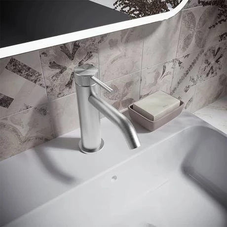 Crosswater 3ONE6 Stainless Steel Mono Basin Mixer Tap - TS110DNS 3 Crosswater 3ONE6 Stainless Steel Mono Basin Mixer Tap - TS110DNS - Image 3