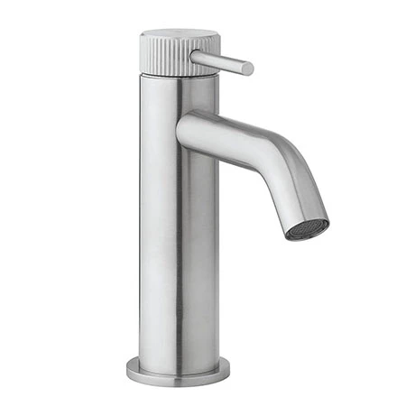 Crosswater 3ONE6 Stainless Steel Mono Basin Mixer Tap - TS110DNS 1 Crosswater 3ONE6 Stainless Steel Mono Basin Mixer Tap - TS110DNS