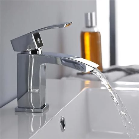 Nuie Vibe Midi Single Lever Mono Basin Mixer inc. Waste - TSI305 2 Nuie Vibe Midi Single Lever Mono Basin Mixer inc. Waste - TSI305 - Image 2