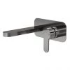 Venice Giro Gunmetal Grey Wall Mounted Basin Mixer