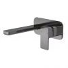 Venice Cubo Gunmetal Grey Wall Mounted Basin Mixer