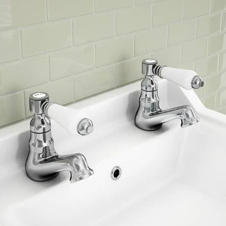 Lancaster Traditional Basin Taps 2 Lancaster Traditional Basin Taps - Image 2