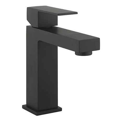 Crosswater Verge Basin Mono Basin Mixer Matt Black - VR110DNM 1 Crosswater Verge Basin Mono Basin Mixer Matt Black - VR110DNM