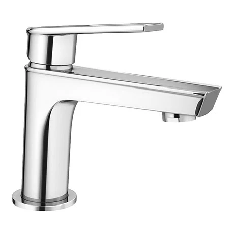 Valencia Modern Single Lever Basin Mixer Tap + Waste 1 Valencia Modern Single Lever Basin Mixer Tap + Waste