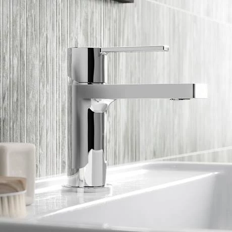 Hudson Reed Willow Mono Basin Mixer + Waste - WIL305 2 Hudson Reed Willow Mono Basin Mixer + Waste - WIL305 - Image 2