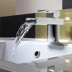 Crosswater - Water Square Monobloc Basin Mixer Tap - WS110DNC 8 Crosswater - Water Square Monobloc Basin Mixer Tap - WS110DNC -Basin Taps Shop WS110DNC D3 460