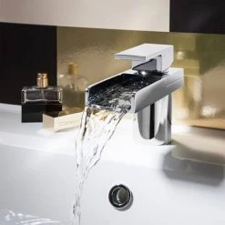 Crosswater - Water Square Monobloc Basin Mixer Tap - WS110DNC 9 Crosswater - Water Square Monobloc Basin Mixer Tap - WS110DNC -Basin Taps Shop WS110DNC D4 460