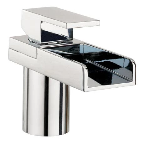 Crosswater - Water Square Monobloc Basin Mixer Tap - WS110DNC 1 Crosswater - Water Square Monobloc Basin Mixer Tap - WS110DNC