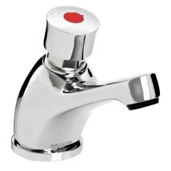 Bristan - Single Soft Touch Timed Flow Basin Tap with Flow Regulator - Z2-1/2-C